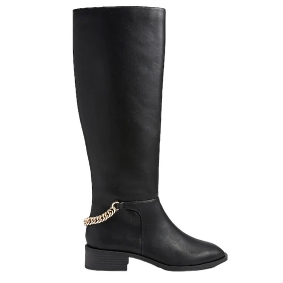 Boots EXPRESS Chain Riding Boots new - Picture 5 of 9